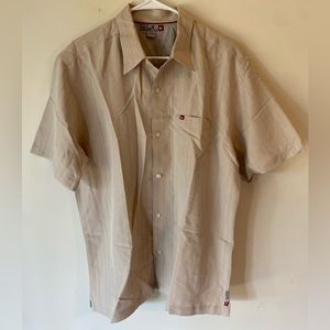 Quicksilver short sleeve button down shirt